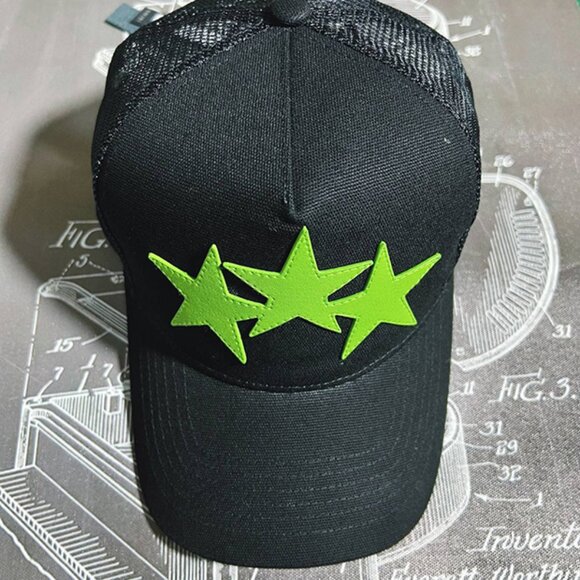 Amiri Star Hat Green